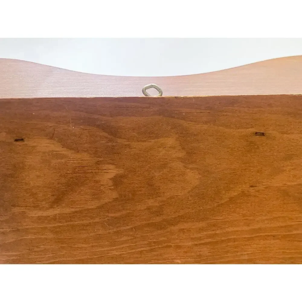 Vintage Give Us This Day Our Daily Bread Wood Tray